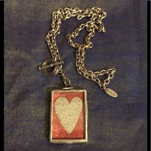 Jewel Kade Heart Box Charm Necklace